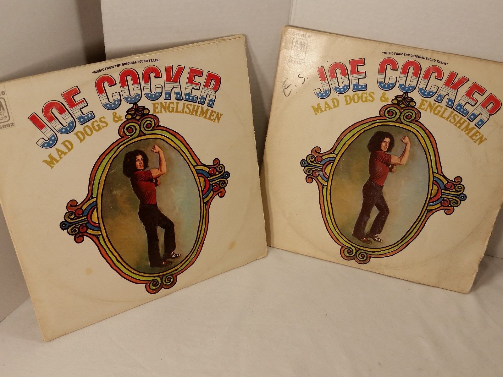 Vintage Joe Cocker Record Albums LOT 2pcs .