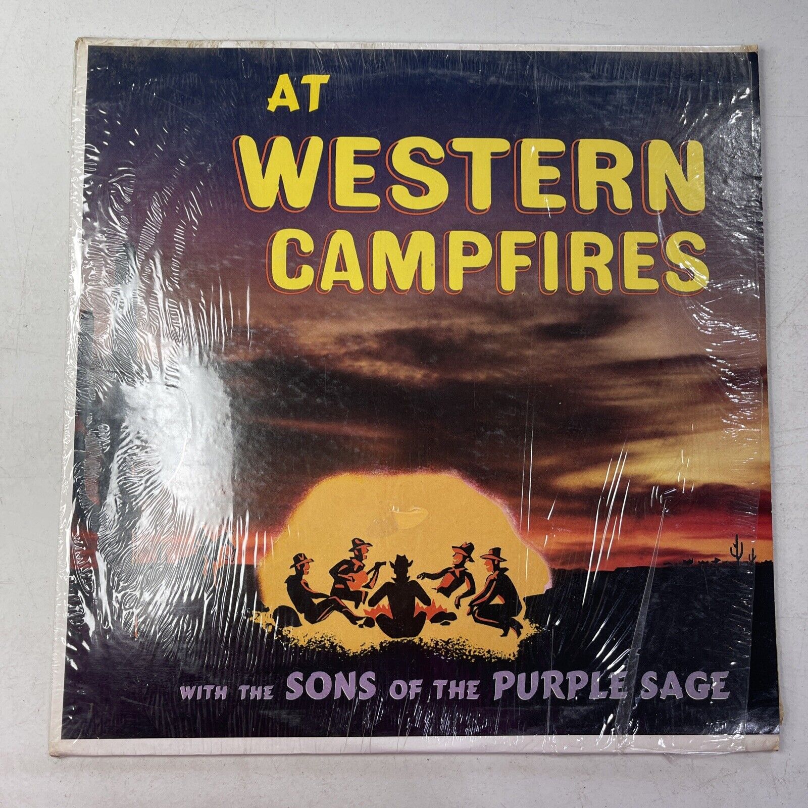 A Western Campfires Sons Purple Sage SF 11900 Somerset Vintage Vinyl Record