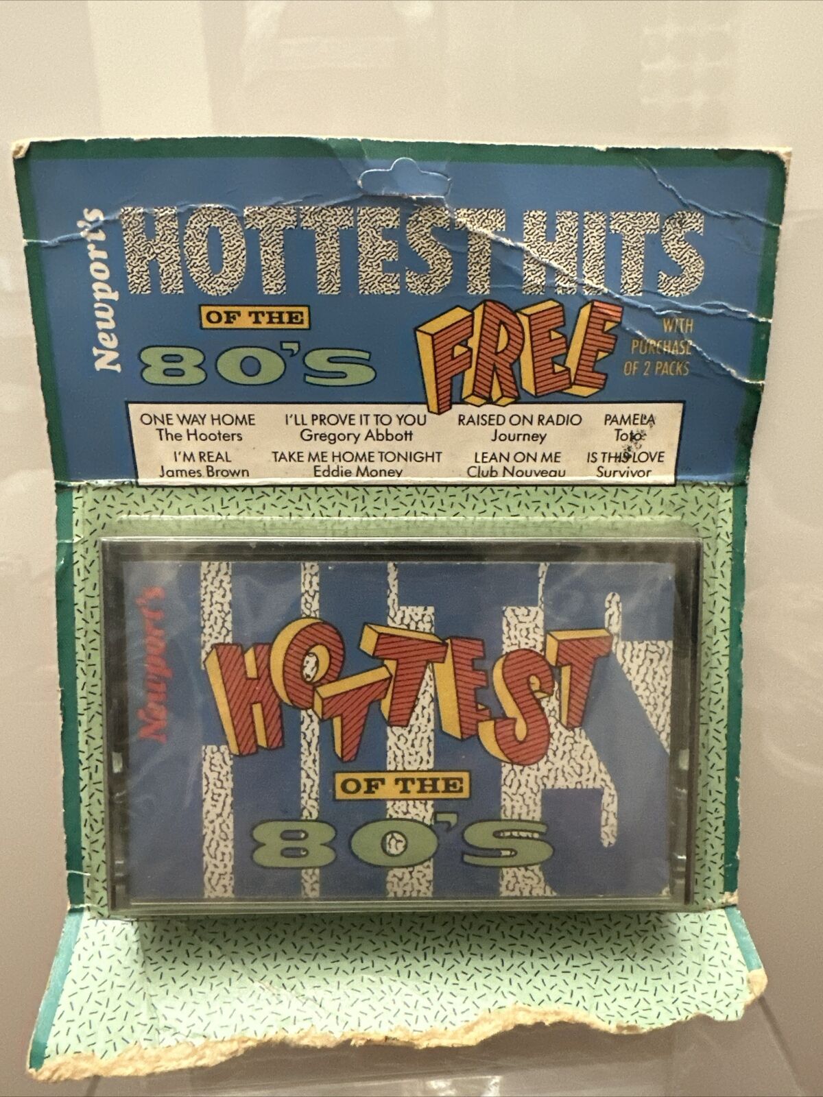 Newport\'s Cigarettes - Hottest of the 80s - 1989  Cassette Brand New On Card