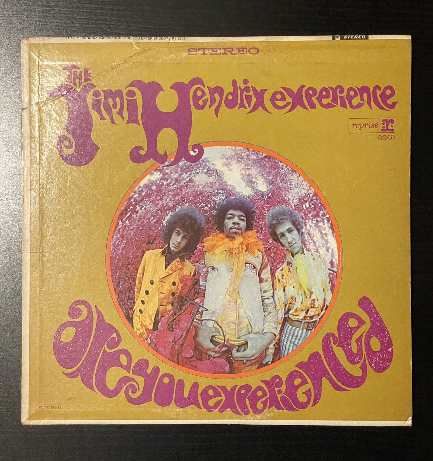 The Jimi Hendrix Experience - Are You Experienced LP Vinyl 1967 Tricolor Reprise