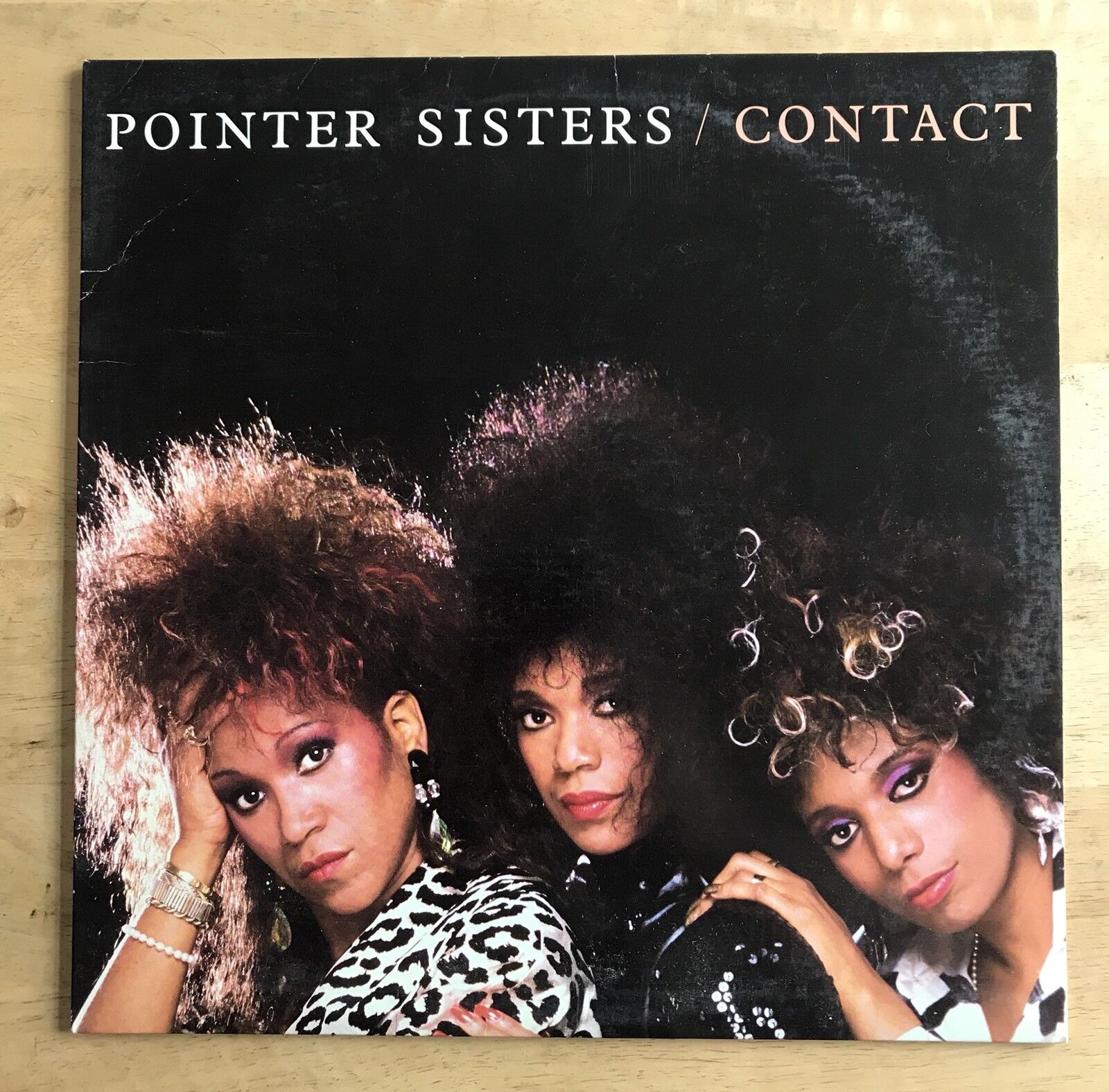 Vintage Pointer Sisters ‎– Contact 1985 Vinyl LP Record
