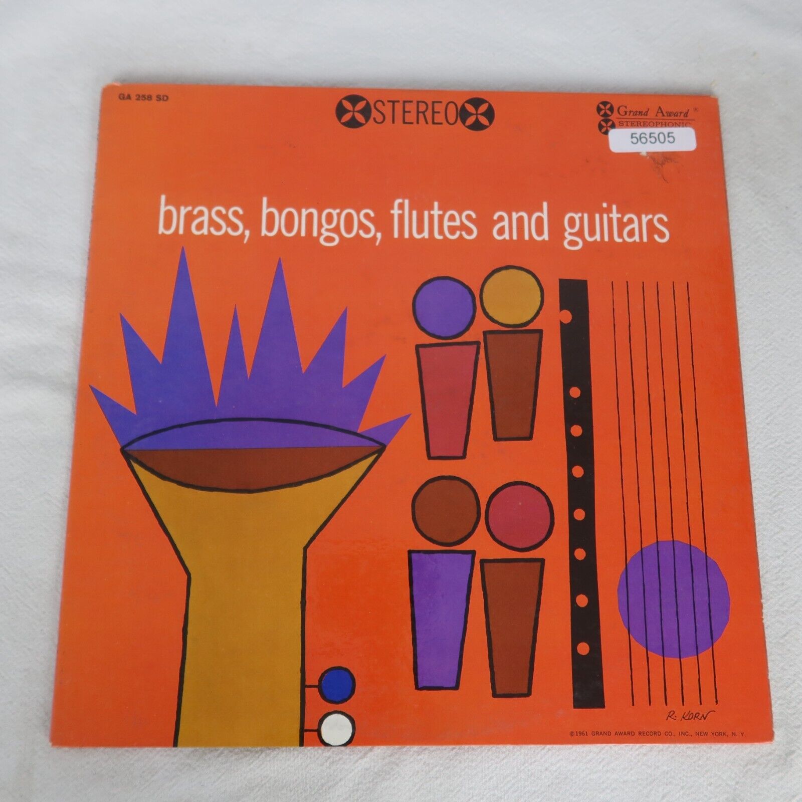 Various Artists Brass Bongos Flutes And Guitars Compilation LP Vinyl Record Alb