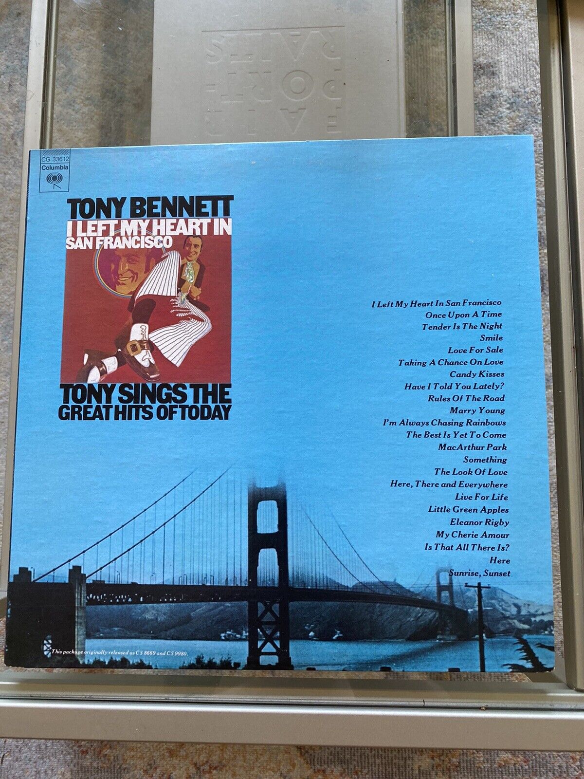 Tony Bennett-I Left my heart in San Francisco Album Vintage Vinyl 2LP Mint 🌁