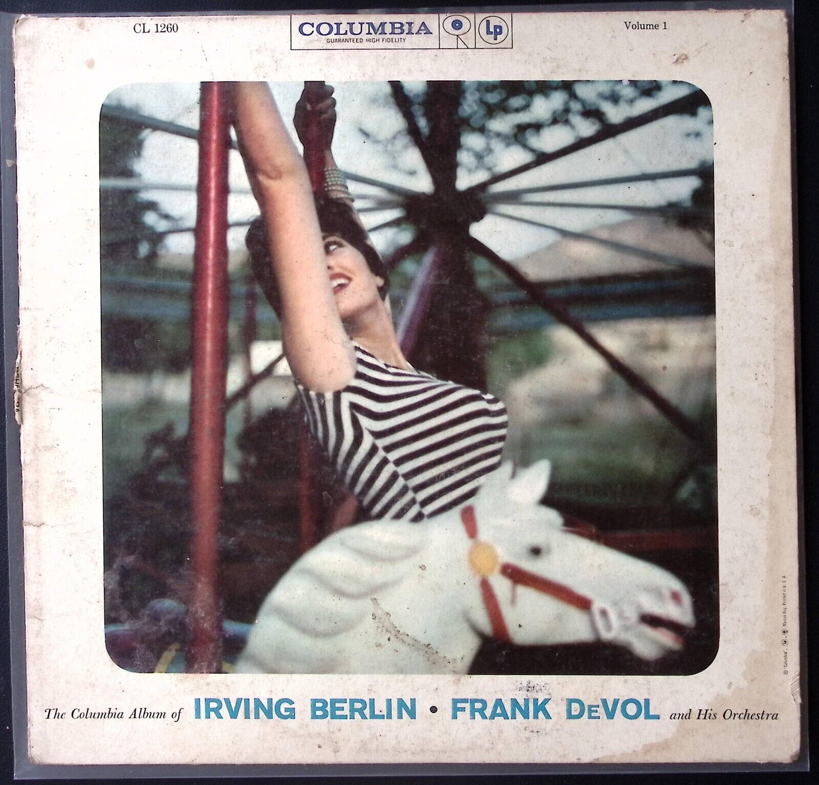 FRANK DeVOL THE COLUMBIA ALBUM OF IRVING BERLIN VOL 1 COLUMBIA  VINYL LP 173-59