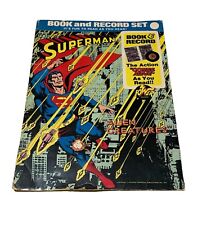 Vintage Superman ALIEN CREATURES COMIC Book & Record Set 1973 With Vinyl picture