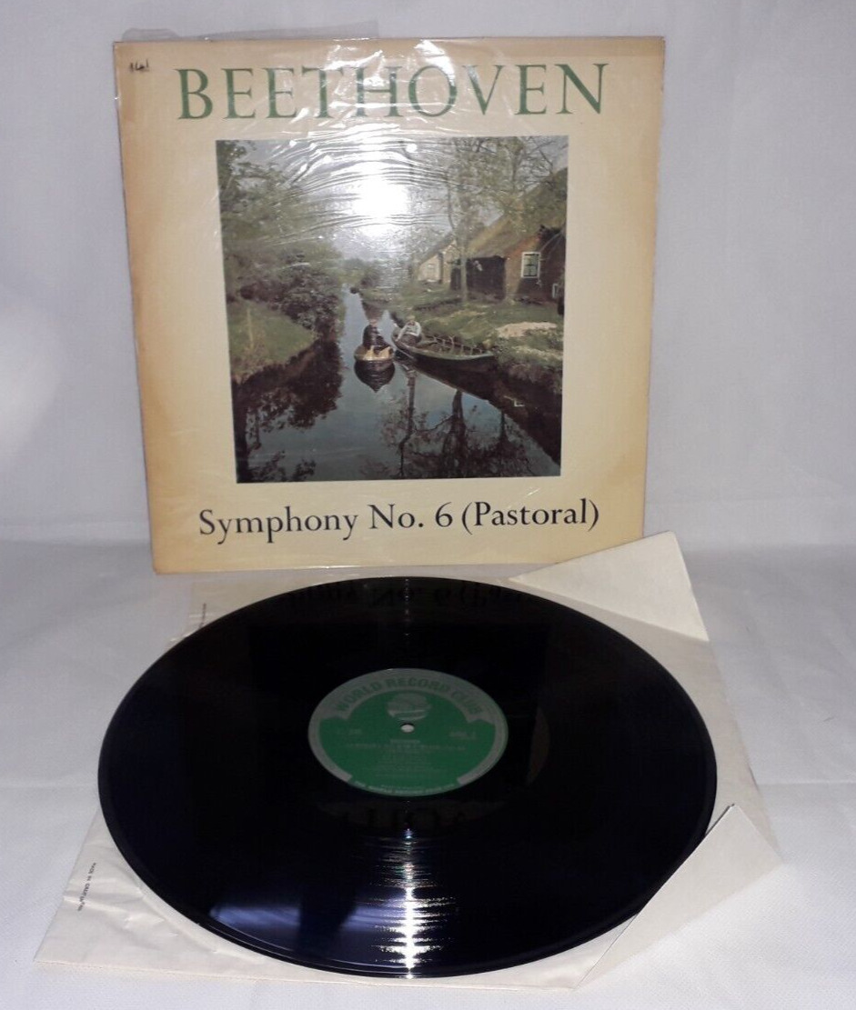 Beethoven Symphony No. 6 (Pastoral) Classical Vintage Antique Vinyl Record T135