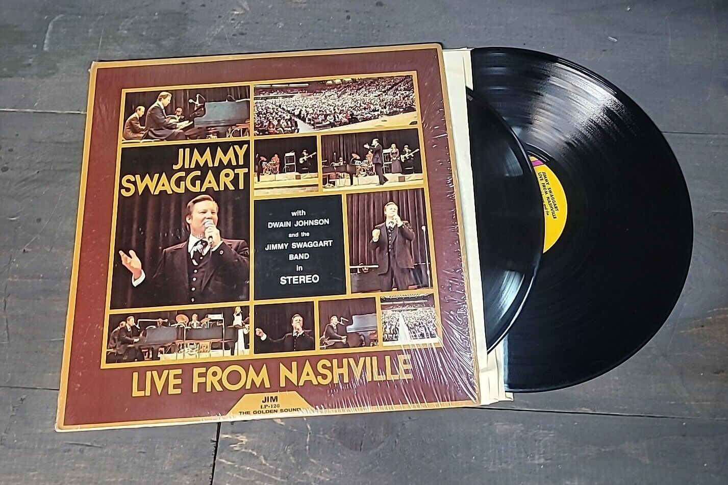 Jimmy Swaggart Live From Nashville Tennessee LP126 Vinyl Record 1977 33RPM Nice