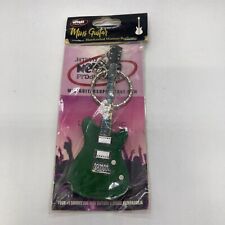 Vtg Jimmy Nebula Hand Made Green PRS Paul Reed Smith Guitar Mini Key Chain picture