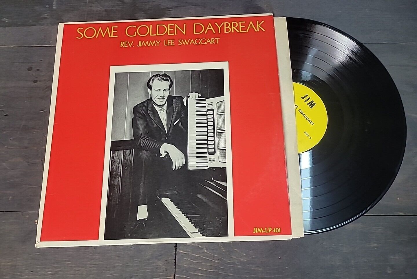 *XRARE* SOME GOLDEN DAYBREAK -- REV. JIMMY LEE SWAGGART-ORIGINAL PRESS RED COVER