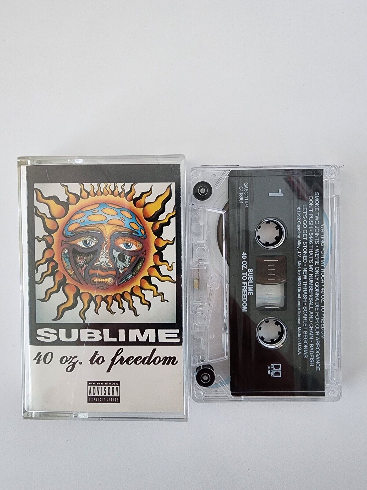 SUBLIME 40 oz. to Freedom Cassette MCA Records