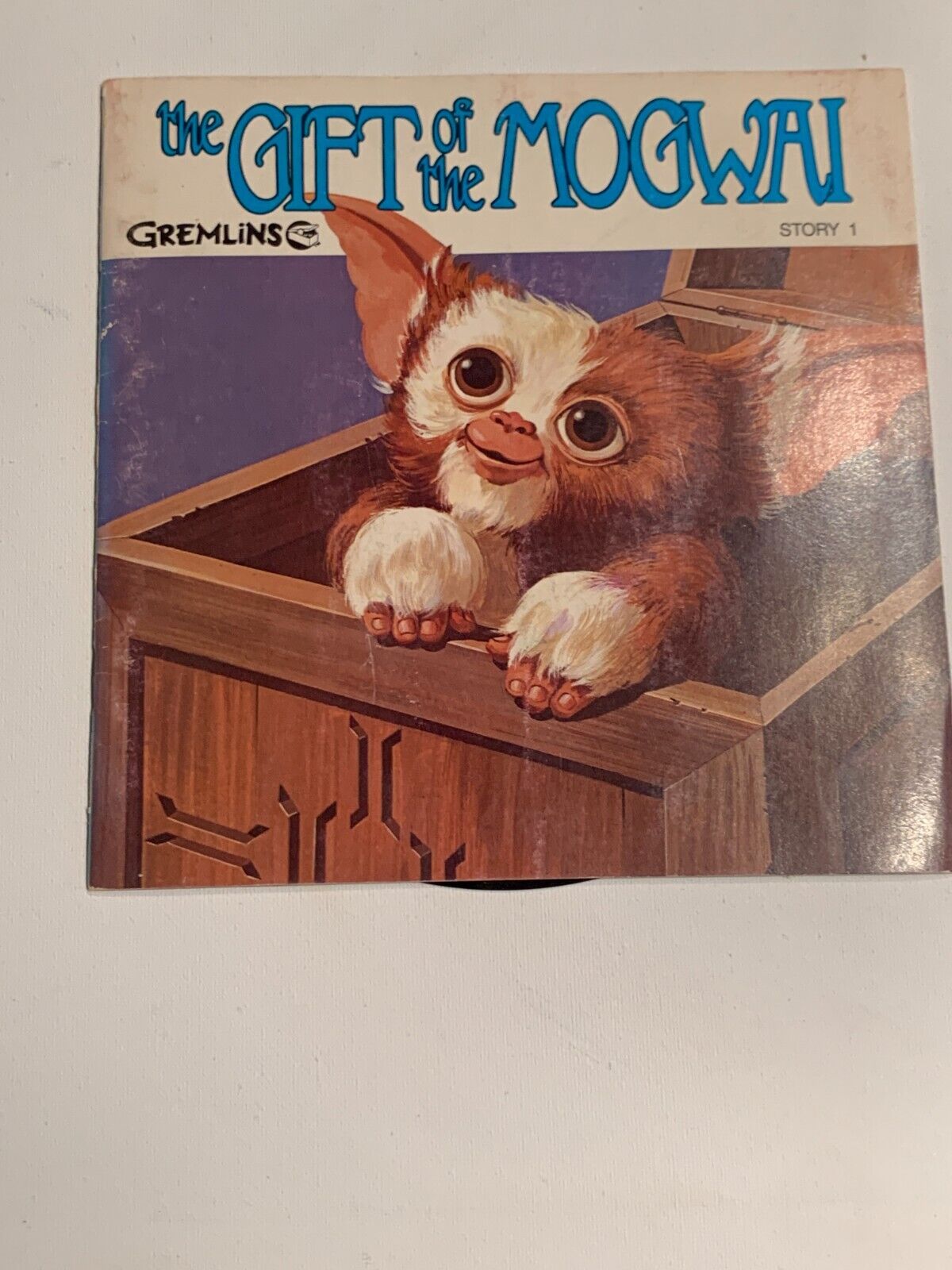 Vintage 1984 Gremlins The Gift Of The Mogwai Story 16 Page Book 45 Record Gizmo