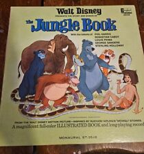 Vintage 1967 Walt Disney - The Jungle Book Vinyl Record w/ Booklet 3948 VG+ picture