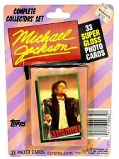 1984 Vintage Michael Jackson 33 Card Complete Set Topps Music Trading Cards NEW picture
