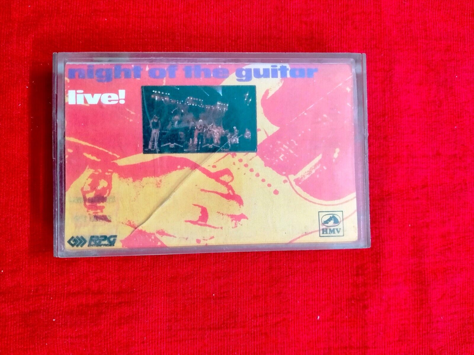 Night Of The Guitar Live RARE orig Cassette tape INDIA indian  1993