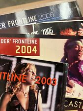 FENDER GUITAR 2003 '04 '05 '06' FRONTLINE ANNIVERSARY strat tele  bass tube amp picture