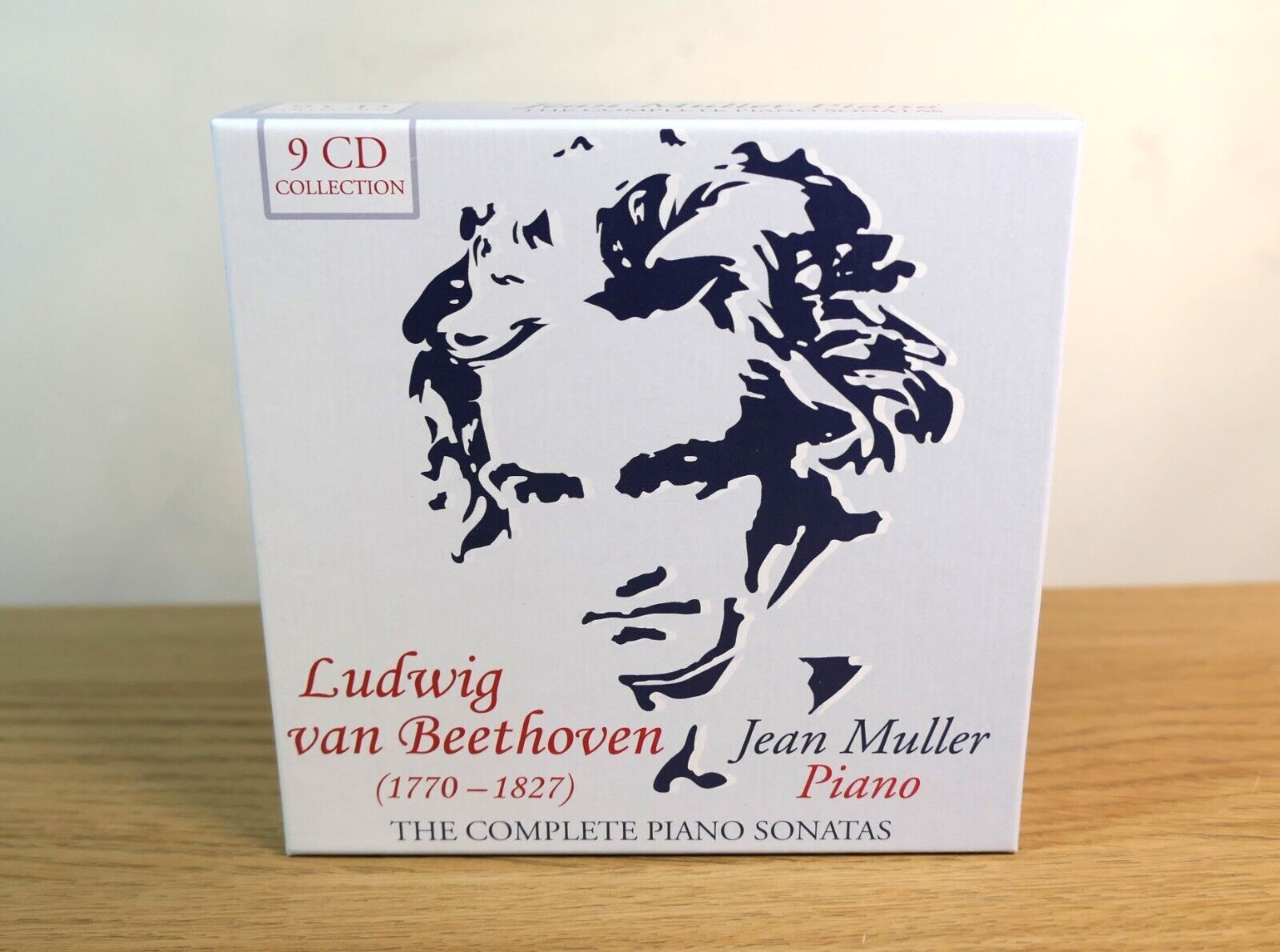 Beethoven Complete Piano Sonatas Jean Muller 9 CD Bella Musica *MINT*