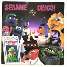 VINTAGE VINYL SESAME DISCO 1979 LP RECORD ALBUM KERMIT BIG BIRD MUPPETS GATEFOLD picture