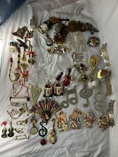 Vintage Lot Musical Instrument Ornaments 60+ Pieces picture