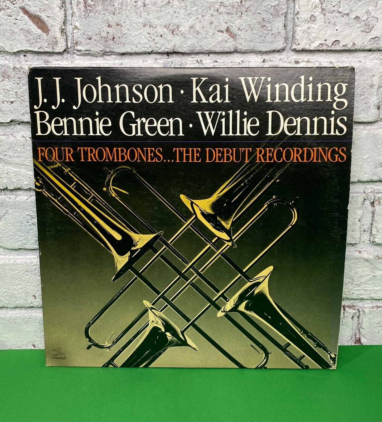 Vintage J.J.Johnson Kai Winding Four Trombones The Debut Recordings 2 Record Set