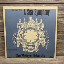 Vintage Ohio Wesleyan University Ralph Vaughan Williams A Sea Symphony 2 Record  picture
