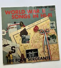 World War 2 Songs In Hi Fi Vinyl Record picture