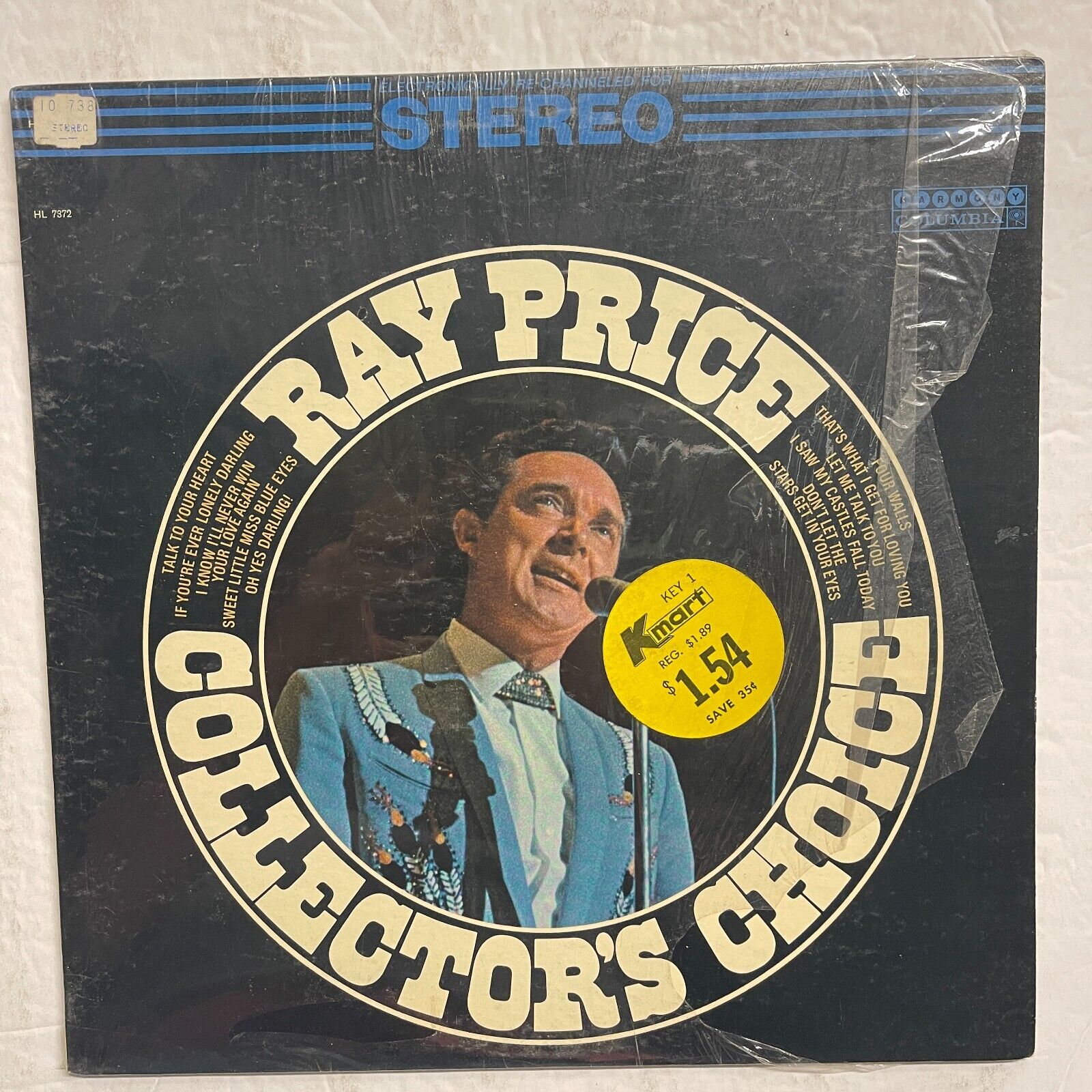 Ray Price ‎– Collector\'s Choice Vinyl, LP 1966 Harmony ‎– HS 11172