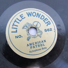 Rare Vintage Record LITTLE WONDER 1915-1923 Antique 1 Side Recording Collectible picture