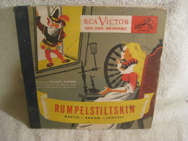 Vintage RUMPLESTILTSKIN  FOR CHILDREN - Two 10\