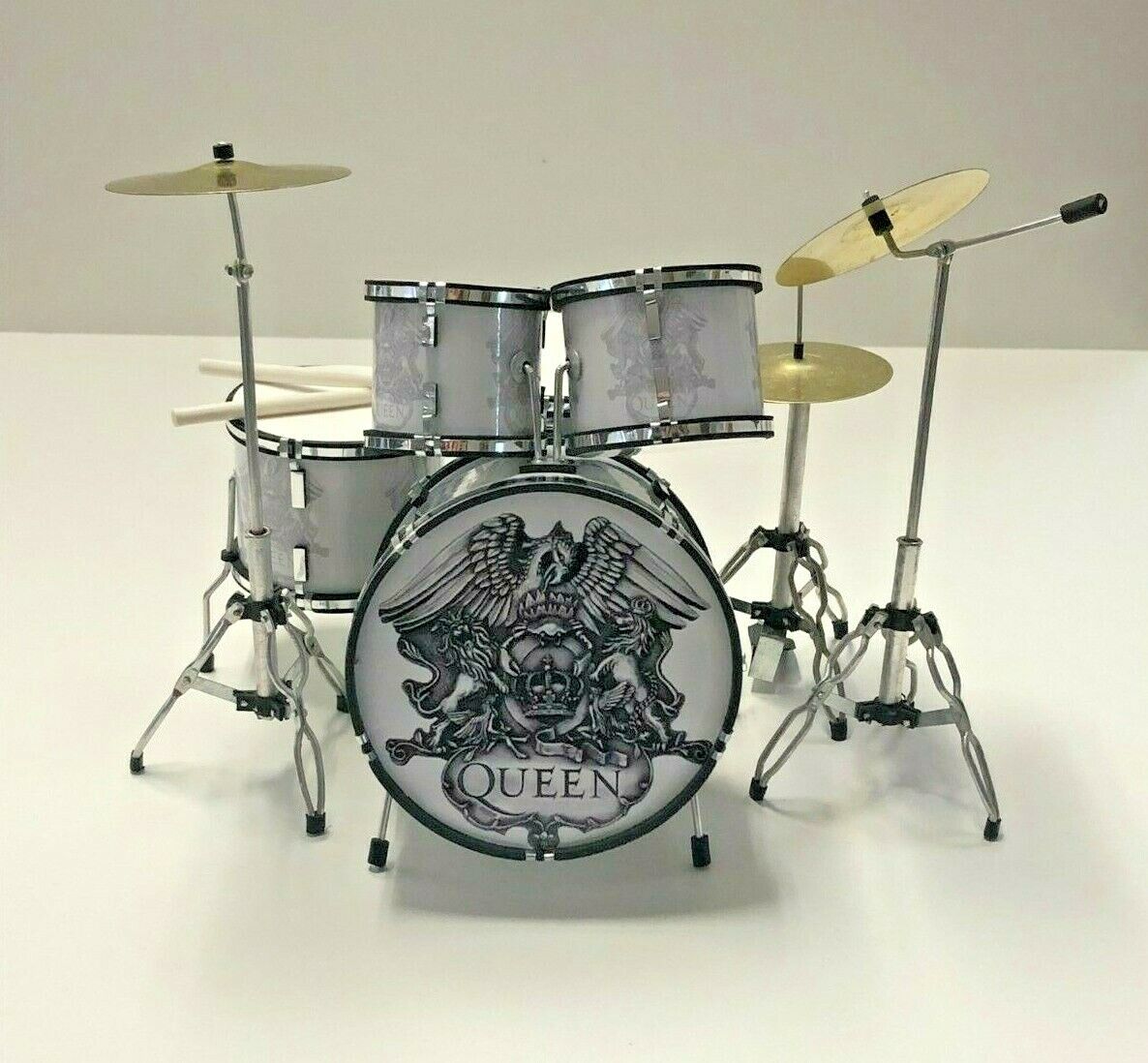 Queen Miniature Replica Drum Kit Brand New 