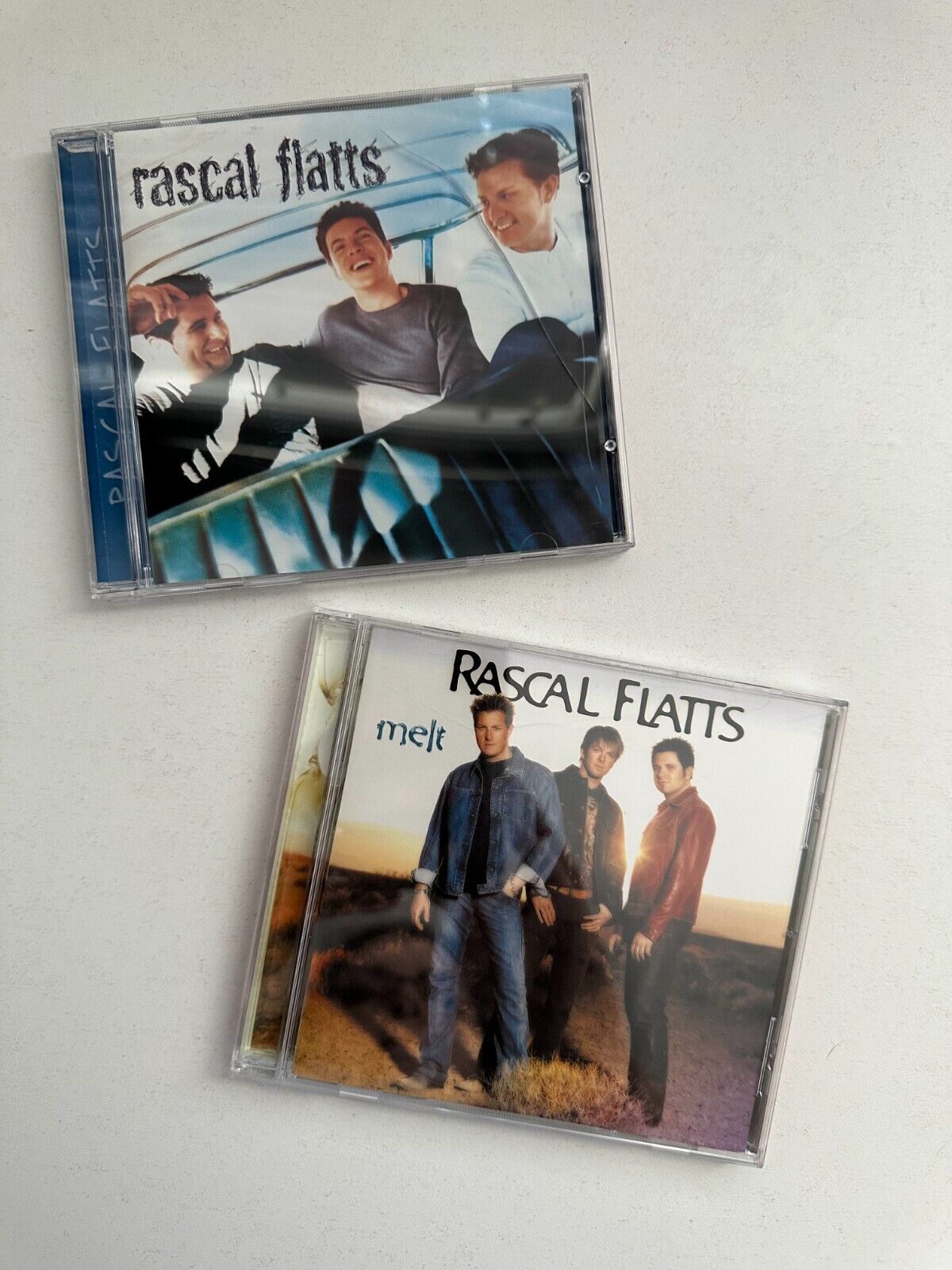 Rascal Flatts lot of 2 vintage cd\'s: Rascal Flatts (2000) and Melt (2002) 