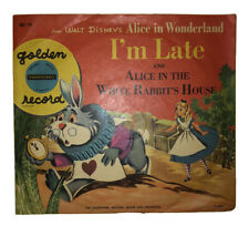 1951 Walt Disneys Jing Along Record I’m Late Alice In The White Rabbit’s House picture