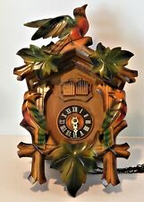 VINTAGE MUSICAL CUCKOO CLOCK~SCHMECKEHNBECHER~GERMANY~COLORFUL~WORKS picture
