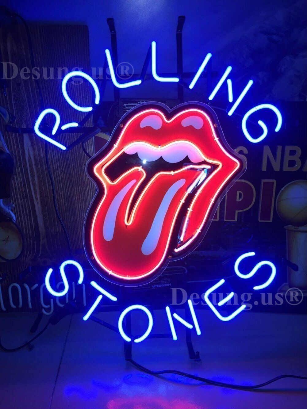 New Rolling Stones Music Beer Bar Lamp 19\