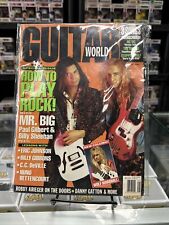 MAY 1991 GUITAR WORLD old  music magazine MR BIG - WOLF MARSHALL picture