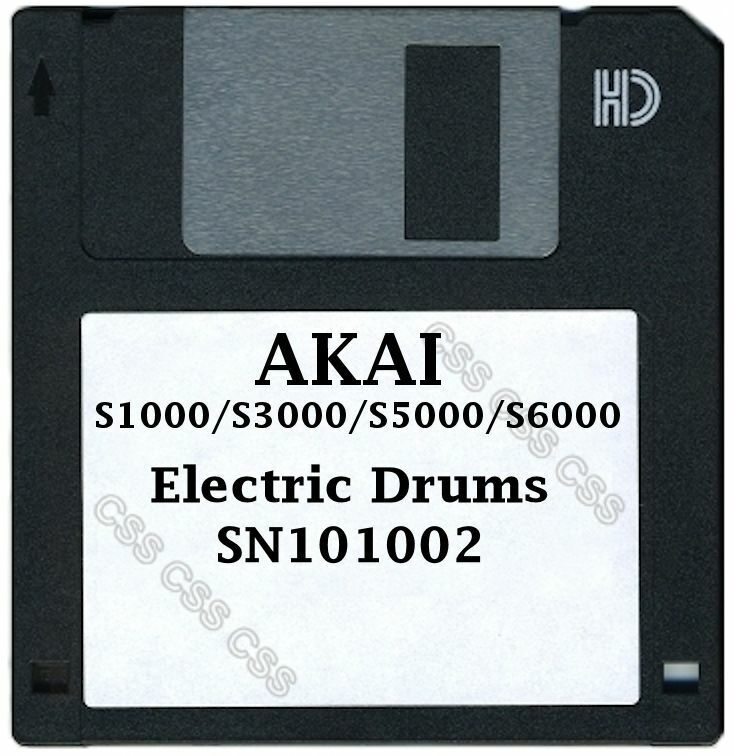 Akai S1000 / S5000 Floppy Disk Electric Drums SN101002