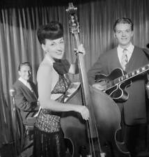 Teddy Kaye, Vivien Garry, and Arv Charles Garrison New York, 1946 Jazz Old Photo picture