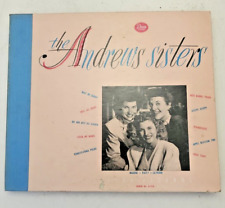 The Andrews Sisters Decca Records A-458 Five 78's LPs 1946 Insert Included picture