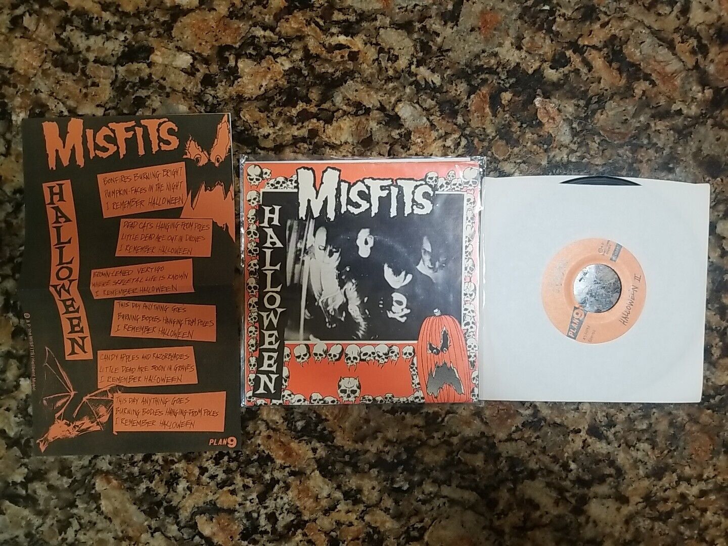 MISFITS Halloween EP Plan 9 FIRST PRESS 1981 Light Orange rare punk ORIGINAL oop