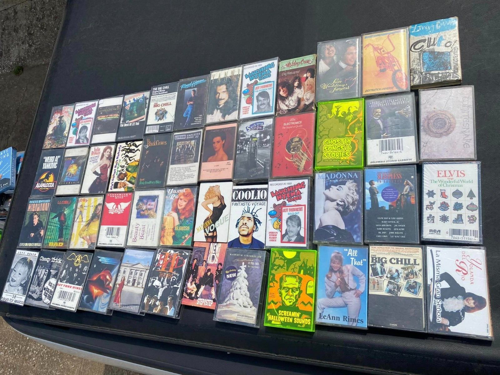 Lot of 48 Vintage Audio Cassettes / Tapes - All Genres of Music & Misc.