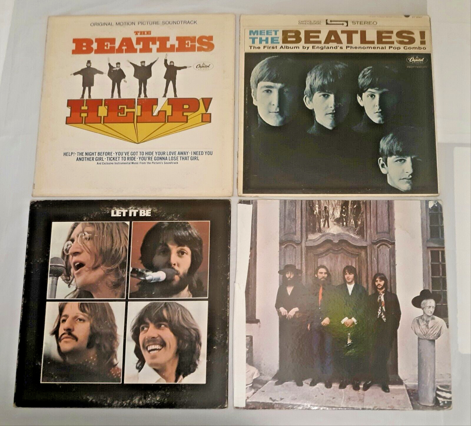 The Beatles Vinyl Used Record Lot Let it Be Help Beatles Again Meet The Beatles