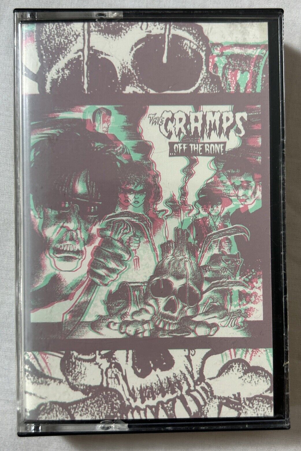The Cramps Off the Bone Punk cassette HTF Excellent Garage Bad Music