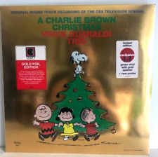 Vince Guaraldi Trio A Charlie Brown Christmas Green /Gold Splatter Vinyl Record picture