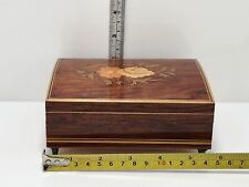 Vintage Reuge Wooden Music Box Theme ITALY  picture