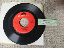 BOB LUMAN  the pay phone / he'll be the one  JUKEBOX STRIP POLYDOR  45  picture