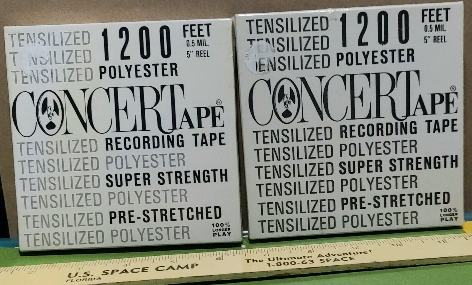 NEW Sealed Tensilized Polyester Concert Tape 1200 Feet 0.5 Mil 5\