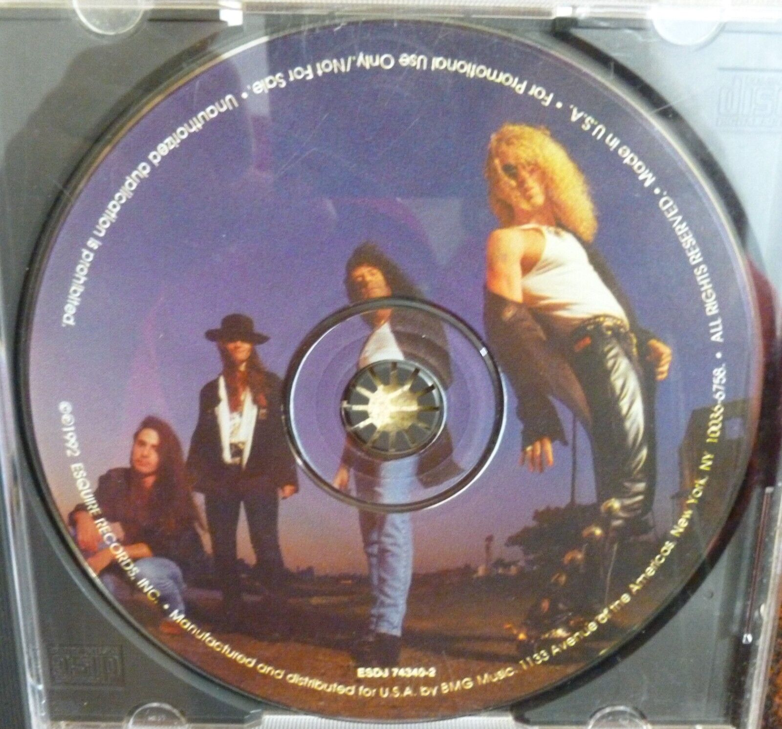 Dee Snider\'s - The Widowmaker-  Blood And Bullets  ( Rare Single Promo CD) 1992