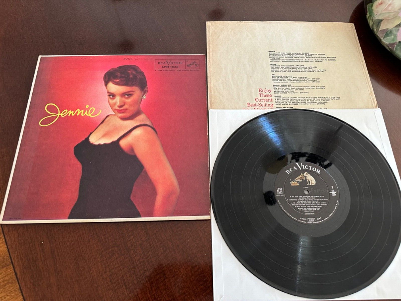 RARE JENNIE SMITH, Orig. 1957 LP, Sensuous Jazz Vocals, Smoldering CHEESECAKE