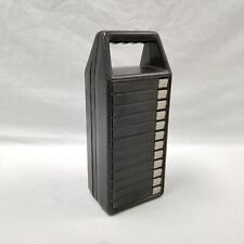 Vintage Fischer C Box 12 Cassette Tape Holder German Made Spring Loaded picture