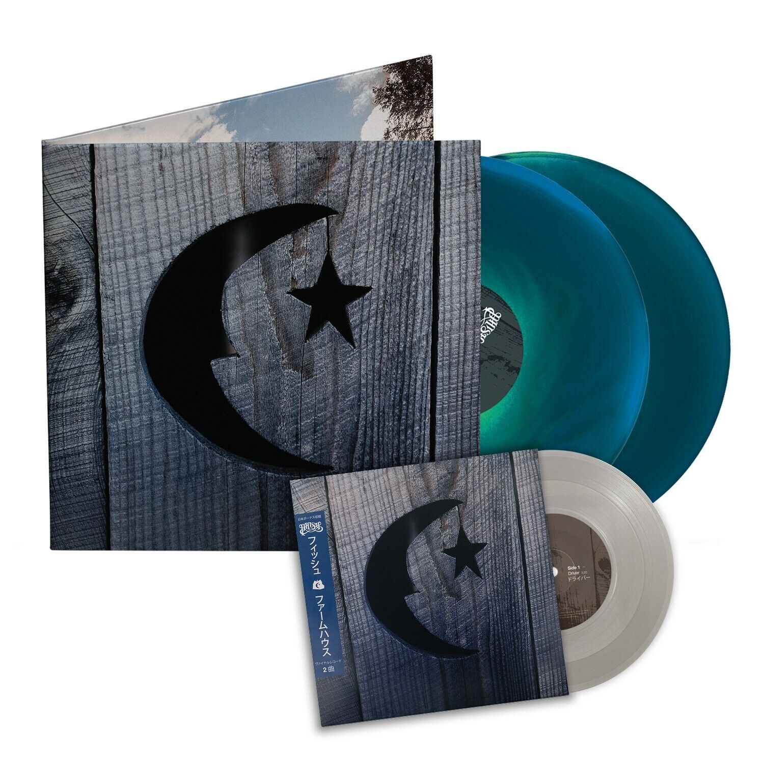 Phish Farmhouse 2-LP Northern Lights Colored Vinyl With Japanese 7\