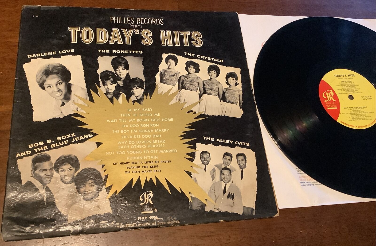 Philles Records Presents Today\'s Hits LP Crystals Ronettes Darlene Love See Pic.